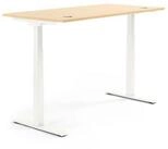 Soennecken Schreibtisch Schreibtisch 2000x605-1255x800mm Platte Ahorn Gestell...