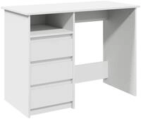 vidaXL Schreibtisch Schreibtisch Wei&szlig; 102x50x75 cm Holzwerkstoff