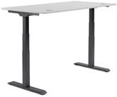Soennecken Schreibtisch Schreibtisch 2000x605-1255x800mm Platte lichtgrau...