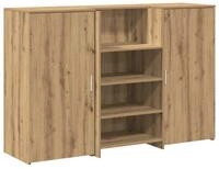 vidaXL Schreibtisch Empfangstheke Artisan-Eiche 155x50x103,5 cm Holzwerkstoff