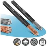 STAHLWERK Stabelektroden 2,4 mm WIG Schwei&szlig;st&auml;be Stahl + Edelstahl je 1 kg,