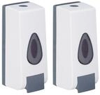 relaxdays Seifenspender Wandseifenspender im 2er Set, (2er Set)