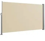 SVITA Seitenmarkise ausziehbar, Sichtschutz, UV50+, 500 x 180 cm, Beige beige...