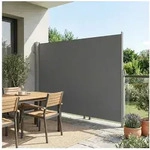 SONGMICS Seitenmarkise ausziehbar, Sichtschutz, balkon terrasse, Windschutz