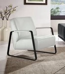 W.SCHILLIG Cocktailsessel quadroo Loungesessel, mit bezogenen Armlehnen, Gestell in