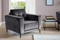 Trends by HG Sessel Barcelona, mit Metallfuss, frei im Raum stellbar