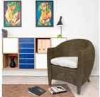 Sedex Esszimmersessel Bari Sessel Korbsessel Rattansessel Loungesessel mit...