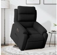 vidaXL Relaxsessel, Relaxsessel mit Aufstehhilfe Elektrisch Schwarz Samt