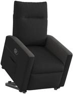 vidaXL Sessel Relaxsessel mit Aufstehhilfe Schwarz Stoff (1-St)