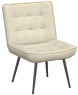 vidaXL Relaxsessel Relaxsessel Creme 64x74x84 cm Samt (1-St)
