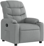 vidaXL Sessel Relaxsessel Hellgrau Stoff (1-St)
