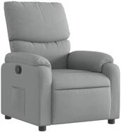 vidaXL Sessel Relaxsessel Hellgrau Stoff (1-St)