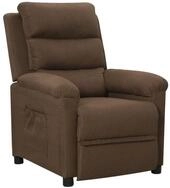 vidaXL Sessel Relaxsessel Braun Stoff (1-St)
