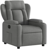vidaXL Sessel Relaxsessel Dunkelgrau Stoff (1-St)