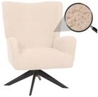 MCW Loungesessel MCW-N65, Moderner Chenille-Stoffbezug