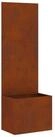 vidaXL Wandbild Garten Sichtschutz-Leinwand Rostig 50 x 32 x 150 cm, (1 St)