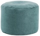 mokebo Pouf Der Ruhepouf (rund und aus Webstoff), Sitz-Hocker, Bodenkissen,