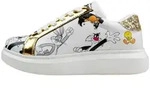 DOGO Verona Low-Top Sneaker Looney Tunes Chasing Tunes Damen Sneaker Sneaker