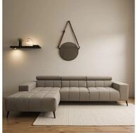 DOMO collection Ecksofa Trento L-Form, mit Kufenfu&szlig; oder Einzelfu&szlig;, whlw.