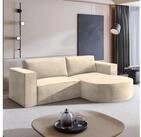 Masseno Ecksofa SORELA mit Schlaffunktion L-Form, Sofa mit Bettkasten