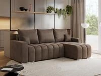 MKS M&Ouml;BEL Ecksofa KIRASSO L, Set, Schlafcouch, Bonellfedern, lose Kissen,...