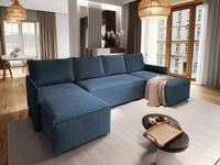 Masseno Ecksofa TRES mit Schlaffunktion U-Form, Sofa mit Bettkasten