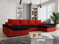 MIRJAN24 Wohnlandschaft Dante U, mit Schlaffunktion und Bettkasten, 5 Sitzer,