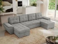 MKS M&Ouml;BEL Ecksofa UMBRIA U, Set, Schlafsofa U-form, Wellenfedern, T30-Schaum,