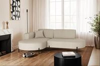 Kaiser M&ouml;bel Ecksofa Sofa L-Form Designer Modena Rein stoff Noel, Quelle, Poso