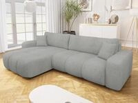 MIRJAN24 Ecksofa Fetrinu Maxi Boucle, mit Schlaffunktion und Bettkasten,...