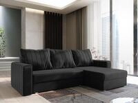 Masseno Ecksofa CARL mit Schlaffunktion L-Form, Sofa mit Bettkasten