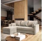 Masseno Ecksofa NIDA mit Schlaffunktion L-Form, Sofa mit Bettkasten