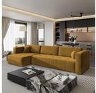 Masseno Ecksofa OLVERA mit Schlaffunktion L-Form, Sofa mit Bettkasten