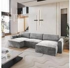Masseno Ecksofa FENTO mit Schlaffunktion U-Form, Sofa mit Bettkasten