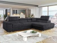MIRJAN24 Ecksofa Torezio, mit Bettkasten und Schlaffunktion, Einstellbare