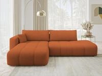 MIRJAN24 Ecksofa Fetrinu O, mit Schlaffunktion und Bettkasten, 262x145x82 cm,...