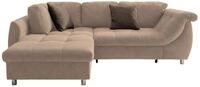 luma-home Ecksofa 17010, mit Bettfunktion B250/T190/H84 cm, Liegefl&auml;che...