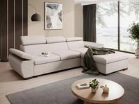 Beautysofa Ecksofa COCO mit Schlaffunktion und Bettkasten, pflegeleichter Stoff,
