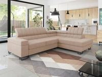 MIRJAN24 Ecksofa Laris Premium, mit Schlaffunktion und Bettkasten, Vorderf&uuml;&szlig;e...
