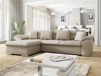 MIRJAN24 Ecksofa Diana, mit Schlaffunktion und zwei Bettkasten, mit Kissen-Set,
