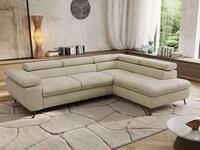 MKS M&Ouml;BEL Ecksofa PABLO L, Set, HR35-Schaum, Metallbeinen, Wellenfedern,...