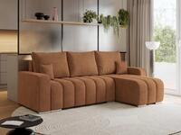 MKS M&Ouml;BEL Ecksofa KIRASSO L, Set, Schlafcouch, Bonellfedern, lose Kissen,...