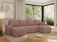 MKS M&Ouml;BEL Ecksofa KIRASSO U, Set, Bonellfedern, lose Kissen, Couch U-form,...