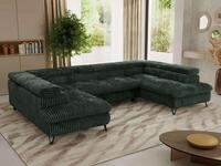 MKS M&Ouml;BEL Ecksofa PABLO U, Set, Wellenfeder, Metallbeine, HR35-Schaum,...