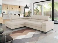MIRJAN24 Ecksofa Laris Premium, mit Schlaffunktion und Bettkasten, Vorderf&uuml;&szlig;e...