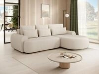 Beautysofa Ecksofa mit Schlaffunktion Olivio, mit Wellenfedern, gepolstertes...