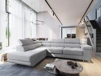 Masseno Ecksofa APIRO mit Schlaffunktion L-Form, Sofa mit Bettkasten