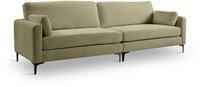 xonox.home 4-Sitzer, Sofa aus Webstoff in gr&uuml;n inkl. Zierkissen B/H/T: 286x92x97cm