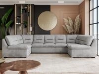 MKS M&Ouml;BEL Ecksofa COMODO U, Set, Sofa big XXL, Wellenfedern, Wohnlandschaft XXL, mit