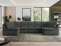 MKS M&Ouml;BEL Ecksofa MORBIDO U, Set, Wellenfedern, HR-Schaum, Wohnlandschaft XXL, Sofa